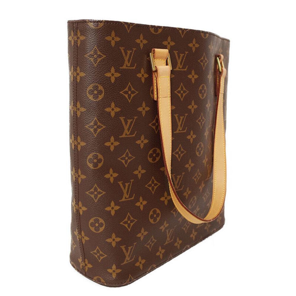 Louis Vuitton Tote Leather Bag Monogram Vavant Brown